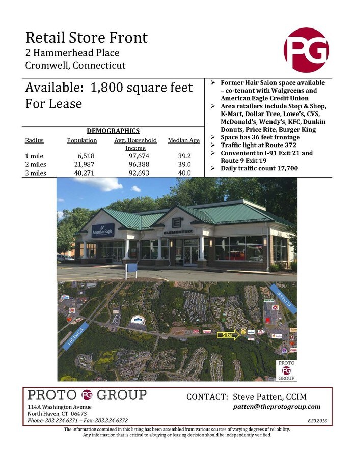 2 hammerhead pl cromwell ct 06416 freestanding property for stop and shop cromwell ct flyer
