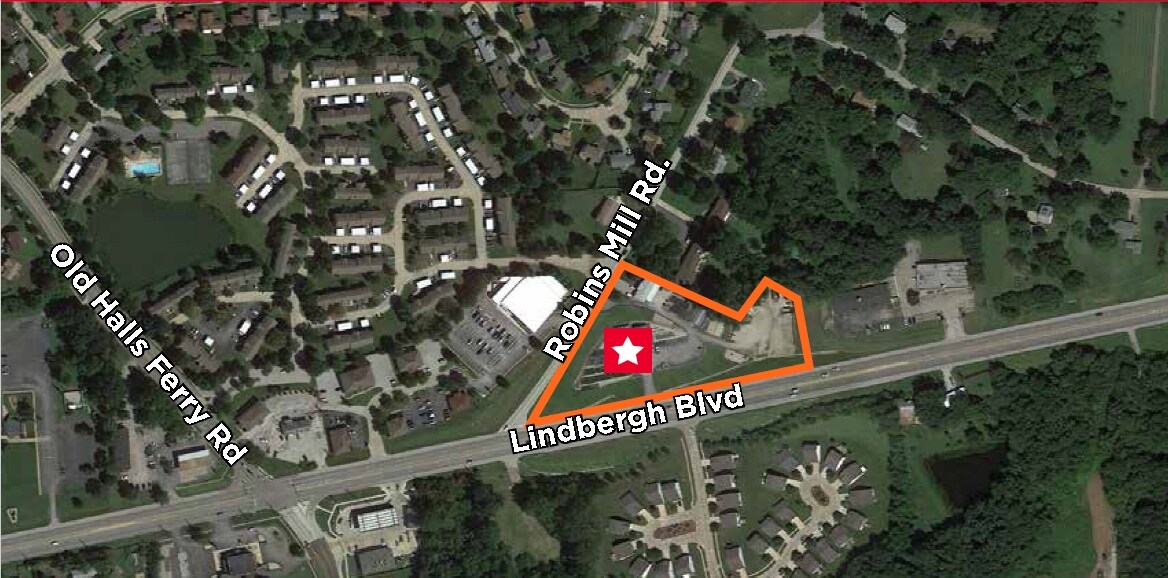 4325 N Us Highway 67 Florissant Mo 63034 Commercial Property Aerial