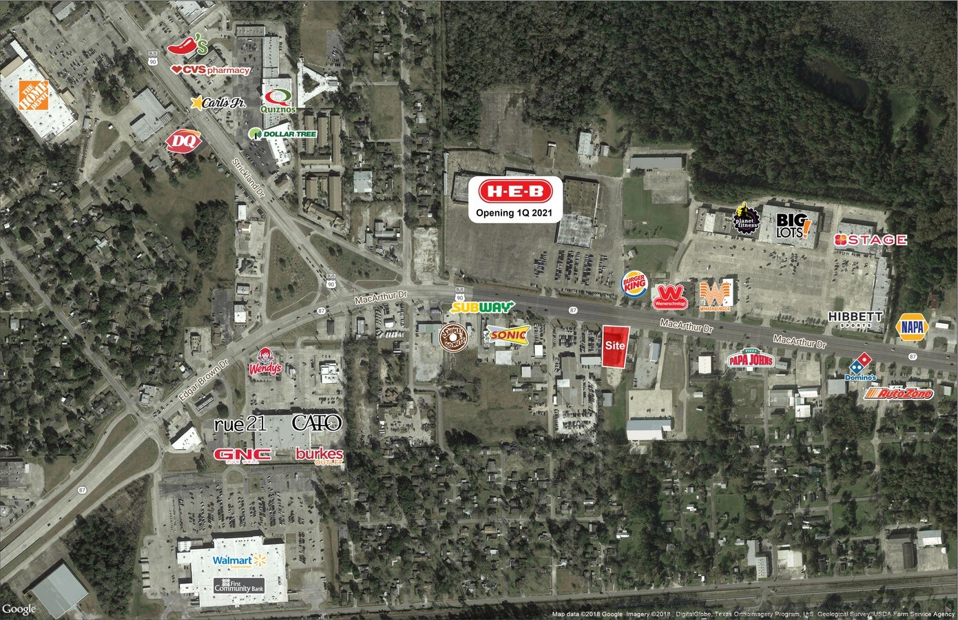2509 macarthur dr west orange tx 77630 commercial property for